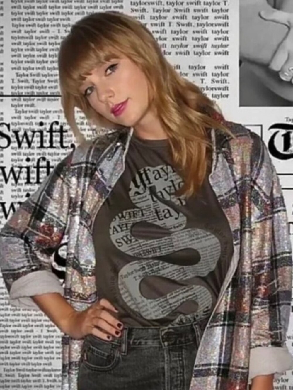 Taylor Swift Reputation Stadium Tour 2018 Muscle Tank Size S